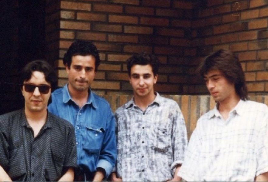 Formação da banda  em 1990. Cortesia: André Carneiro
