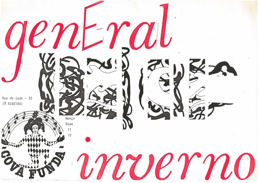 Cartaz Cova Funda. Cortesia: André Carneiro