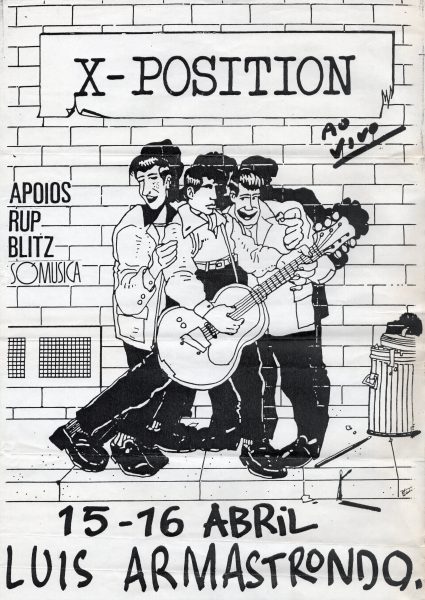 Cartaz Luis Armastrondo, cortesia de Rui Sousa