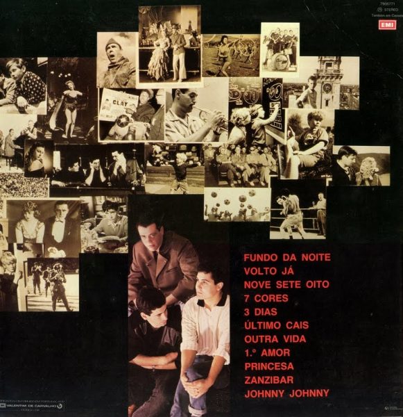 Verso do álbum Johnny Johnny