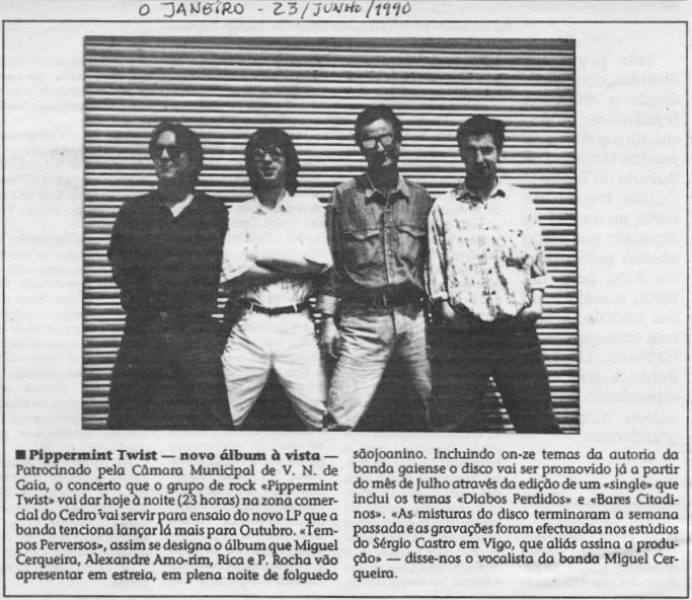 O Primero de Janeiro. 23/06/1990. Cortesia: André Carneiro