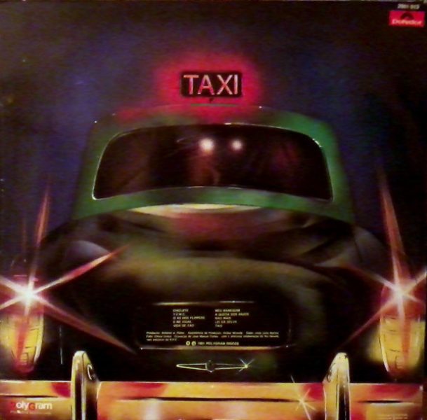 Contra-capa do álbum TAXI (Polydor, 1981)