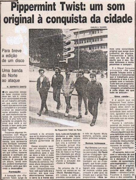 O Primeiro de Janeiro. Cortesia: André Carneiro